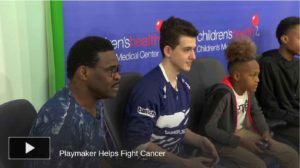 Playmaker Helps Fight Cancer news feature